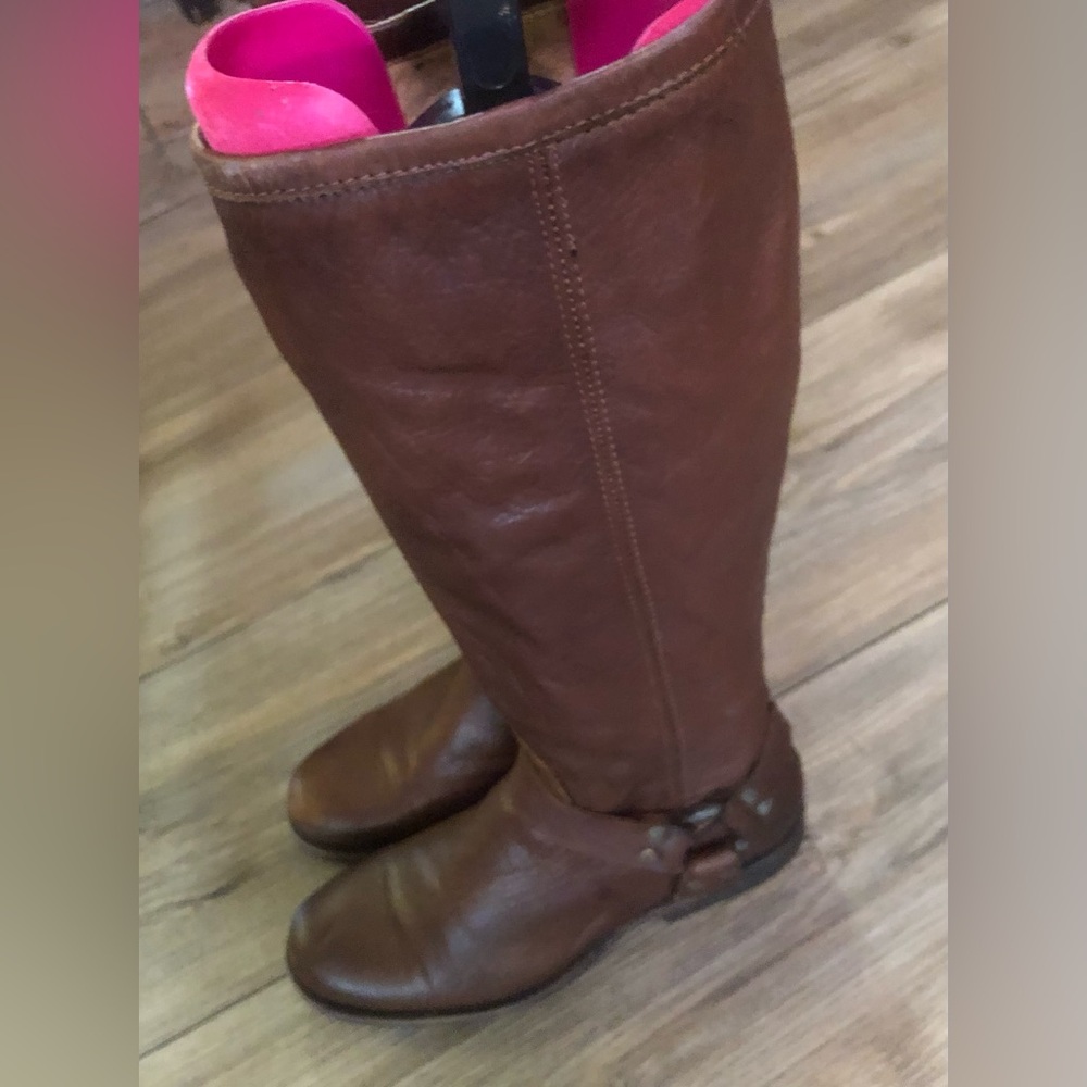 Brown  Frye Leather Riding Boots